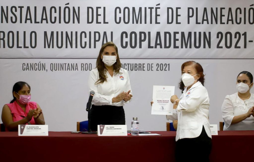 Preparan plan de desarrollo municipal en Benito Juárez