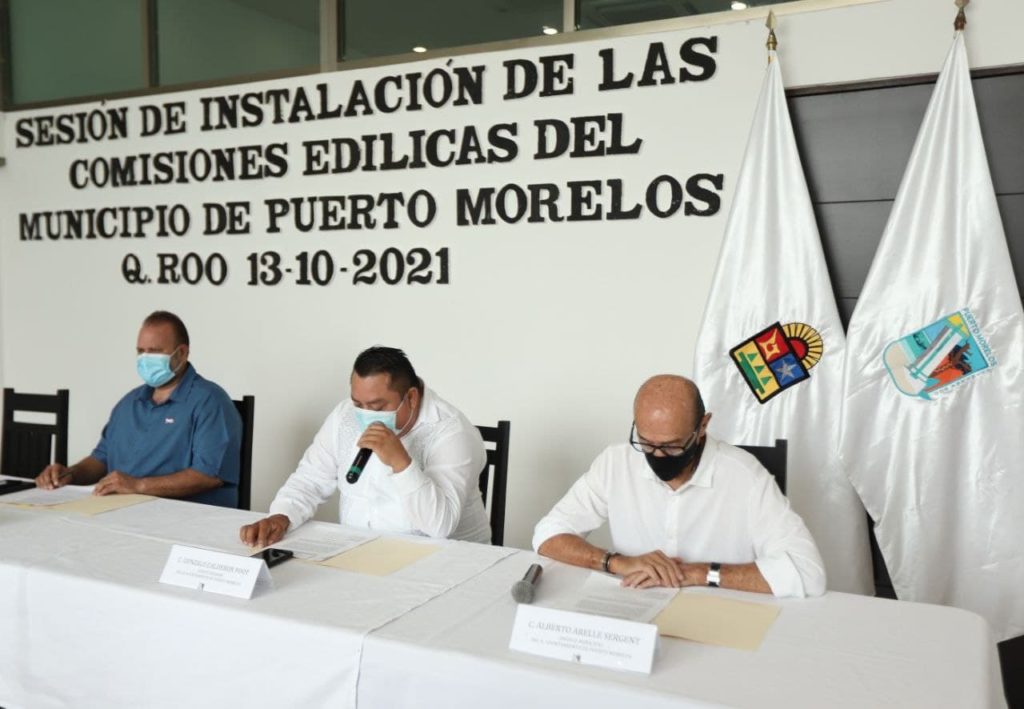 Instala Cabildo de Puerto Morelos las comisiones de Seguridad Pública y de Desarrollo Social