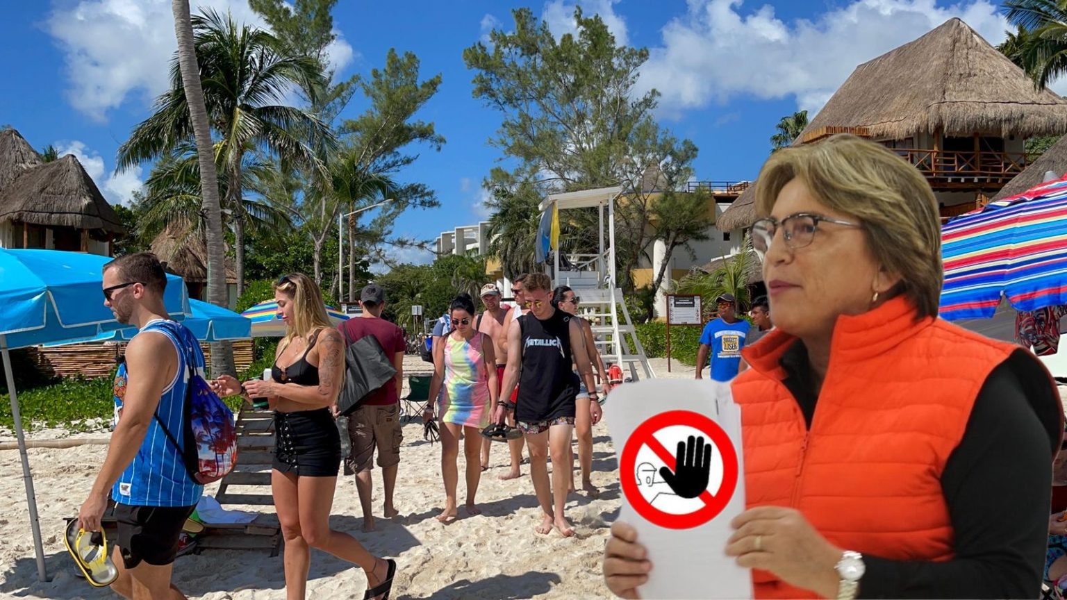 TORRES GUARDAVIDAD INSERVIBLES|| Dejó Laura Beristain a bañistas desprotegidos en Playa del Carmen