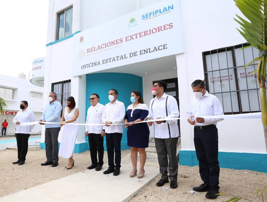 Inauguran Oficina Estatal de Enlace de Relaciones Exteriores en Chetumal