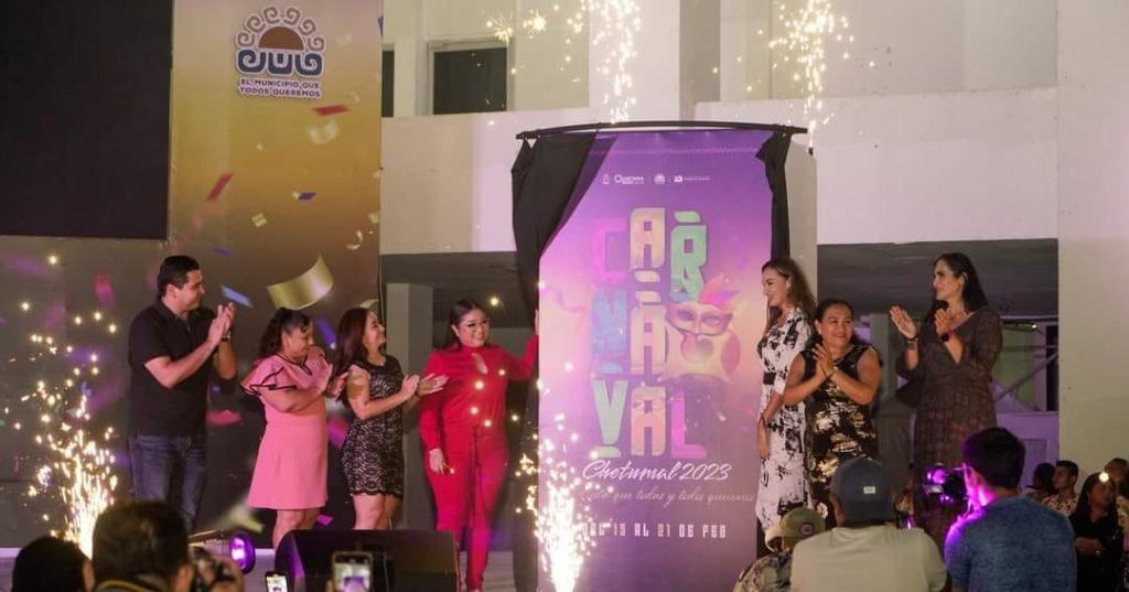 Poder Judicial acompaña a las familias othonenses en la presentación oficial del programa del carnaval Chetumal 2023