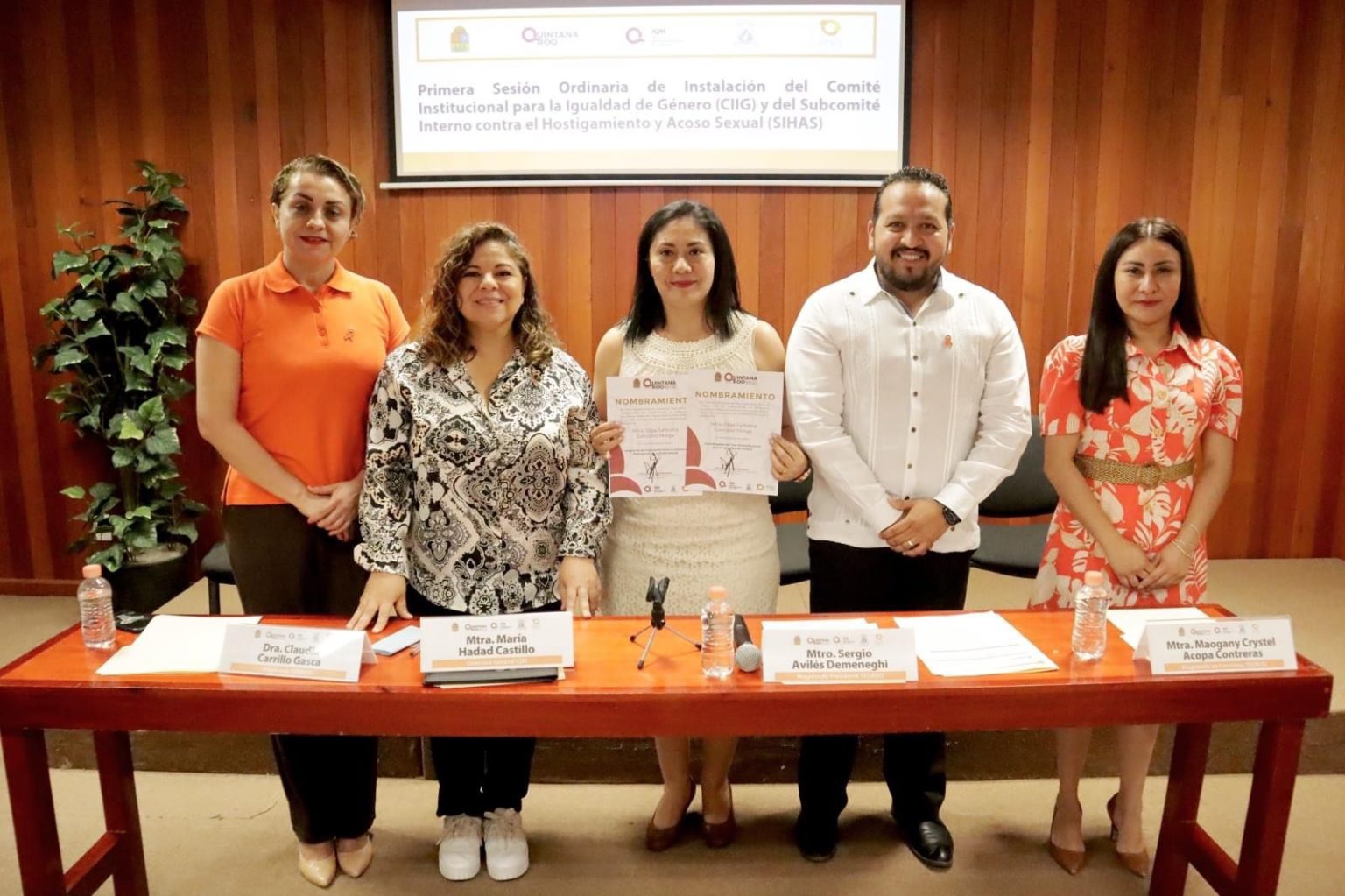 Instala el TEQROO el Comité Institucional para la Igualdad de Género y el Subcomité Interno contra el Hostigamiento y Acoso Sexual