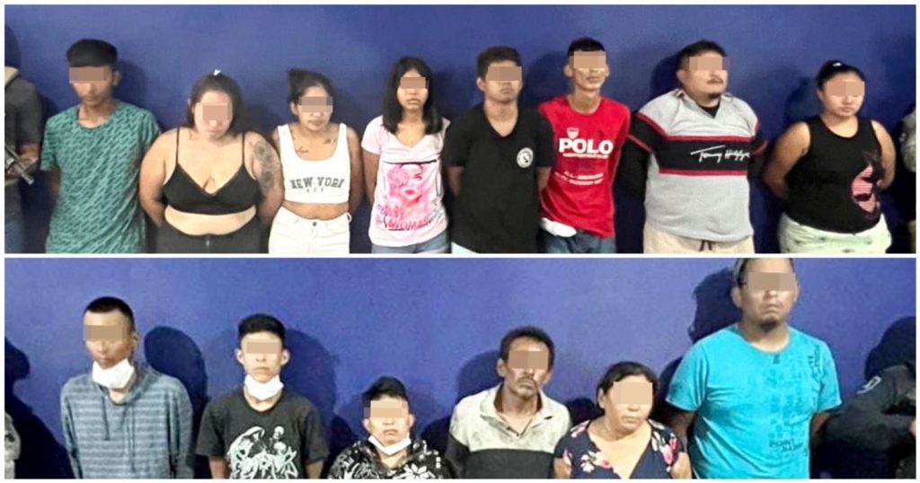 Detienen a doce sujetos involucrados en el asesinato de tres personas en Cancún