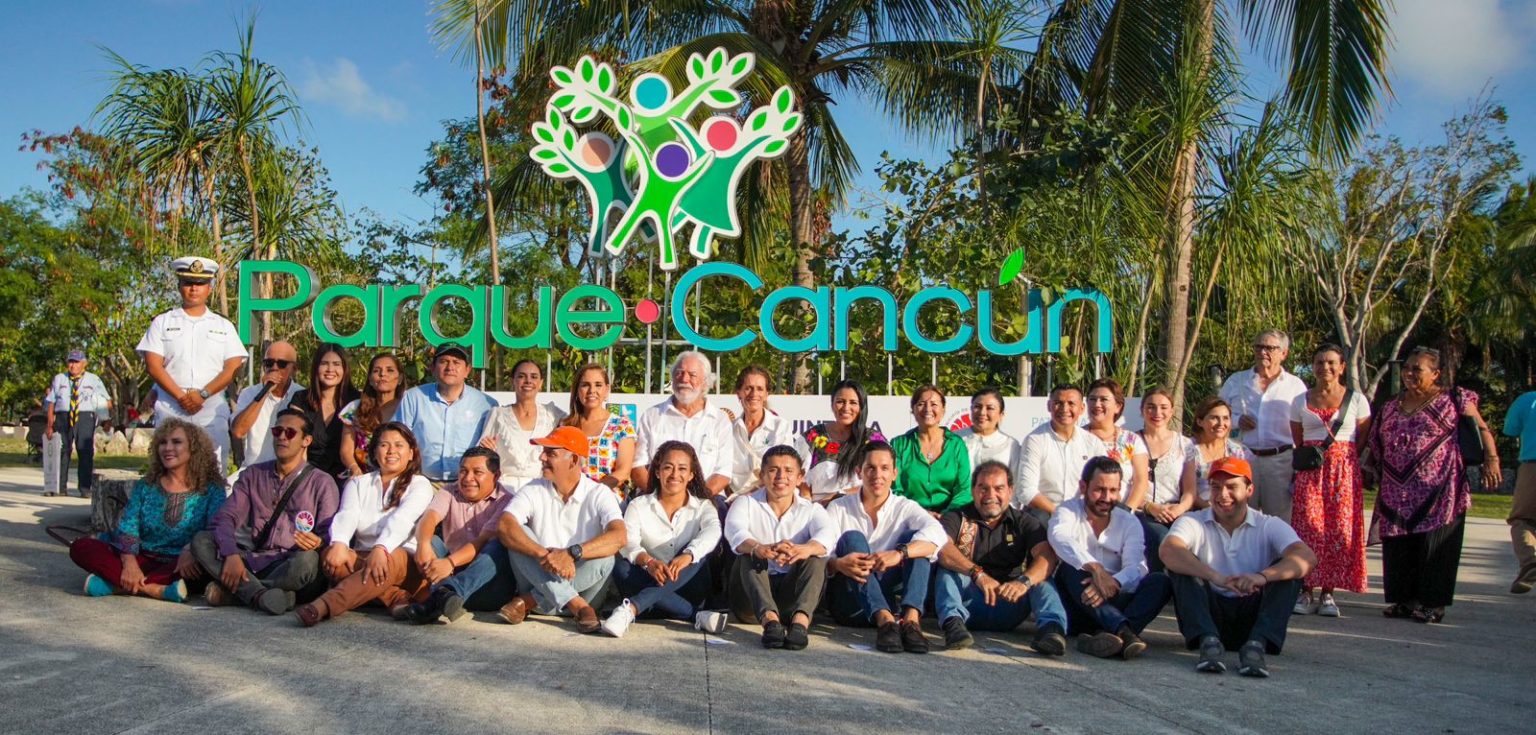 Mara Lezama inaugura la primera etapa del Parque Cancún