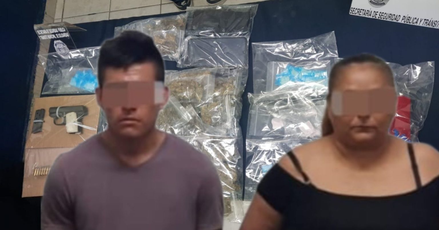 Arrestan a pareja armada y con narcóticos en Puerto Aventuras