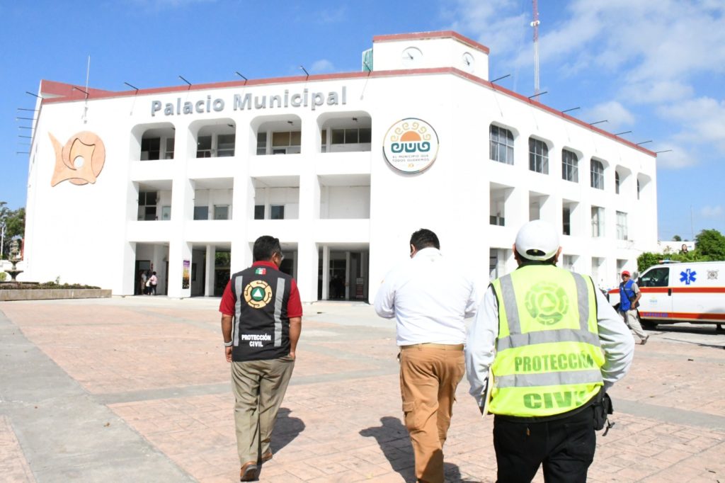 Protección Civil de Othón P. Blanco realiza simulacros en distintos puntos de Chetumal