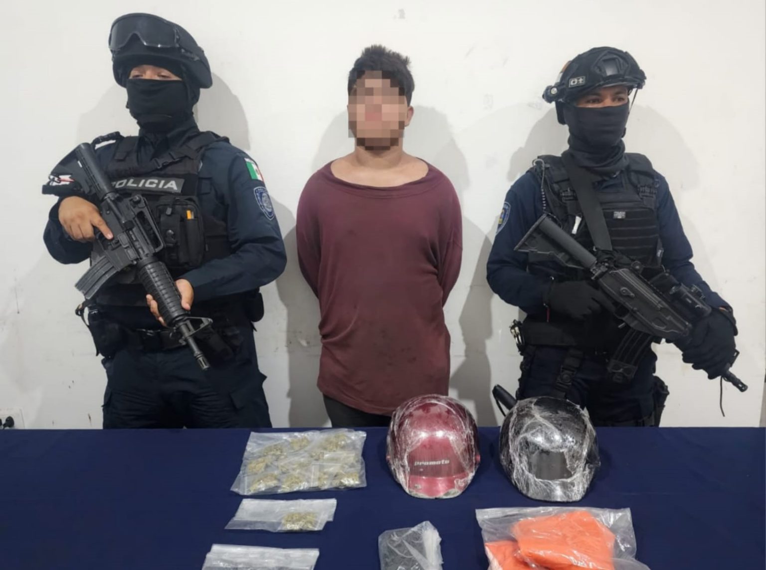 Atoran a “niño” malandro de Tulum con 16 dosis de droga