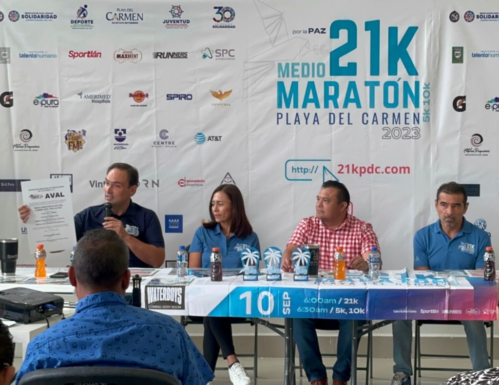 Aportará buena derrama económica y promoción el Medio Maratón de Playa del Carmen