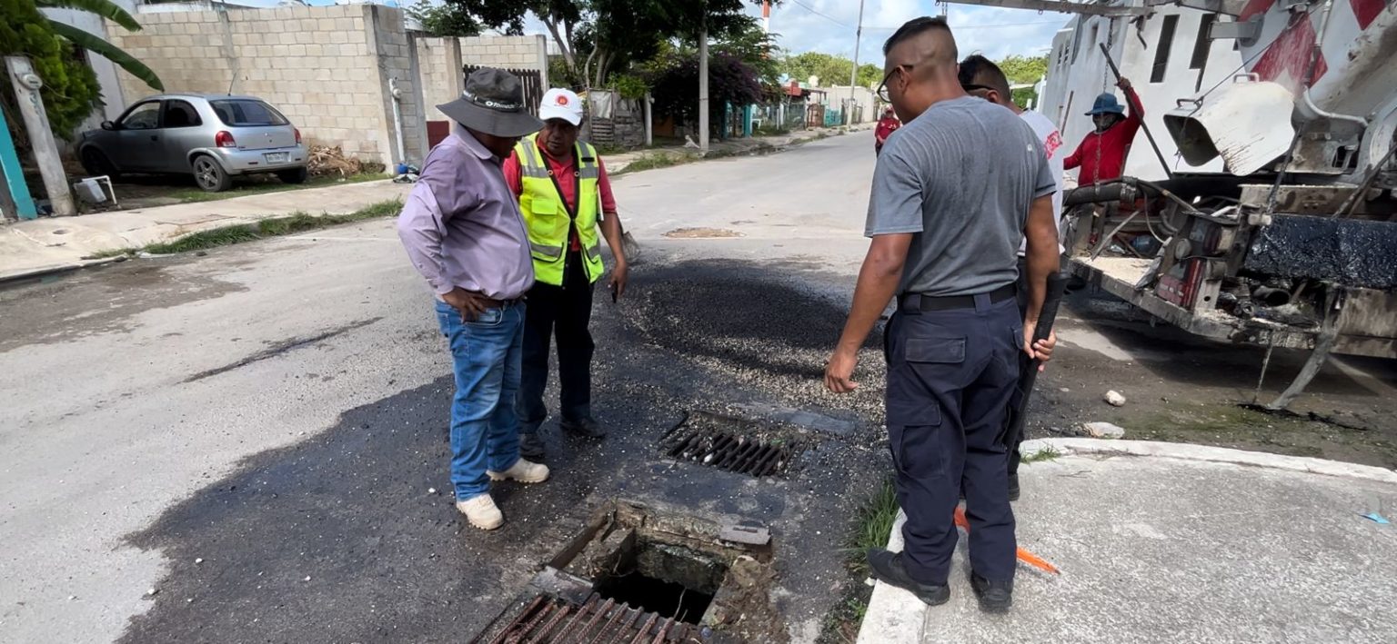 Continúan trabajos en la Colonia Pacto Obrero