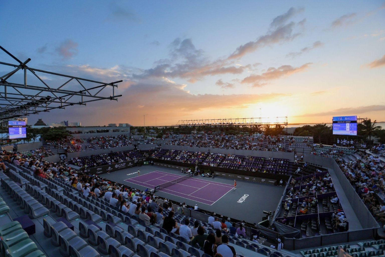 CANCÚN ANTE LOS OJOS DEL MUNDO ||Atrae el torneo de tenis turismo de alto poder adquisitivo