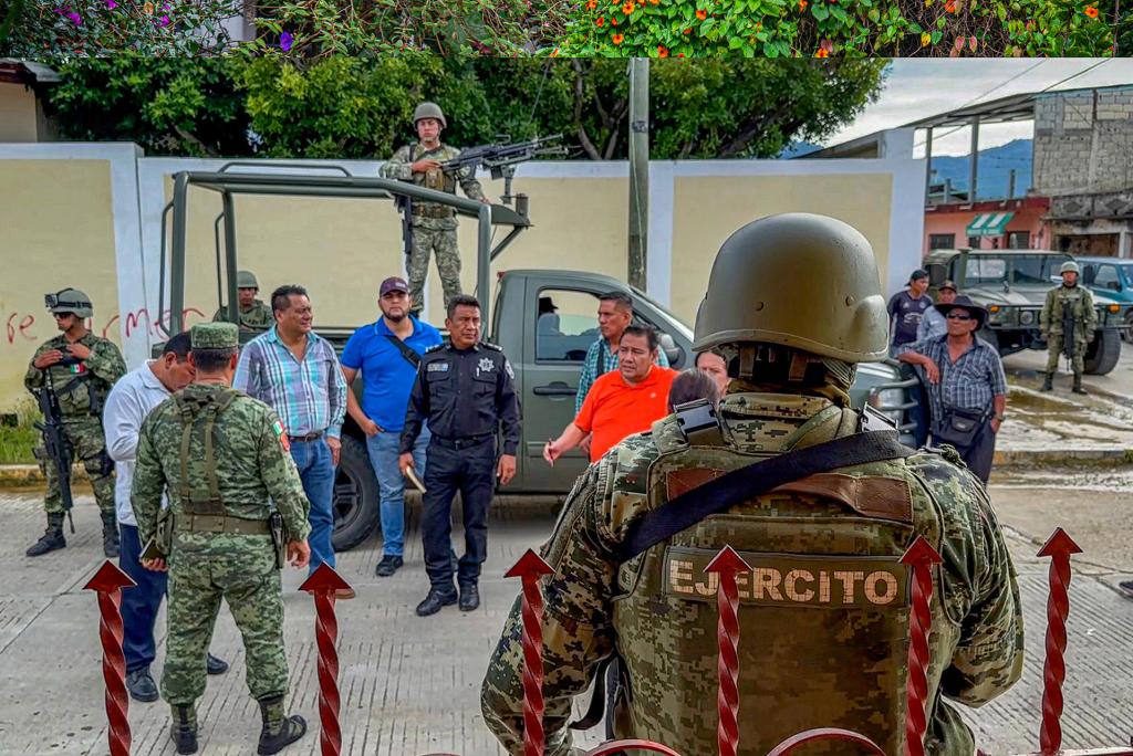 Pobladores de Chiapas exigen liberación de 30 indígenas retenidos por criminales - autoridades-en-altamirano-tras-secuestro-de-30-personas-1024x684