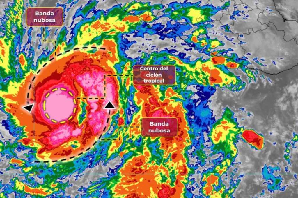 Tormenta tropical Norma dejará lluvias puntuales intensas en 4 estados