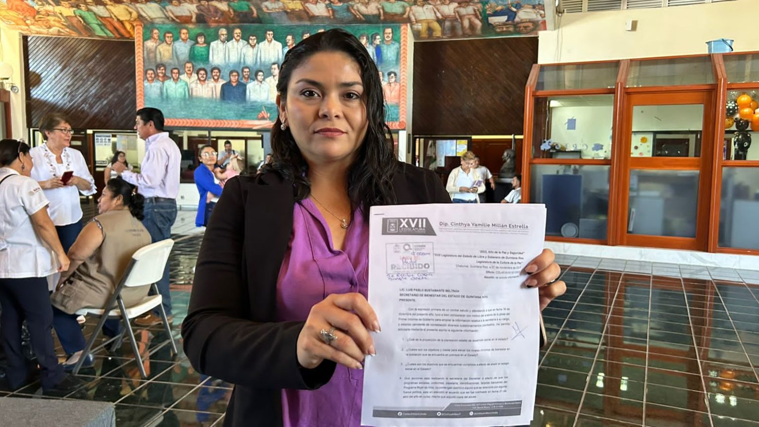 Necesario transparentar gasto de la Secretaría del Bienestar”: Cinthya Millán