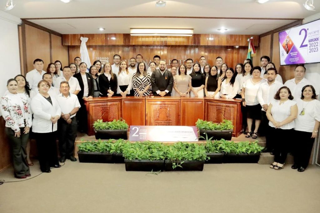 Rinde Magistrado Sergio Avilés Demeneghi Segundo Informe de Labores al frente del TEQROO