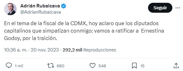 Adrián Rubalcava amaga con ratificar a Ernestina Godoy como fiscal de la CDMX - adrian-rubalcava-sobre-ratificacion-de-ernestina-godoy-como-fiscal-de-la-cdmx