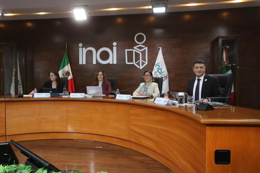 Pleno del Inai. Foto: Blanca Lilia Ibarra.