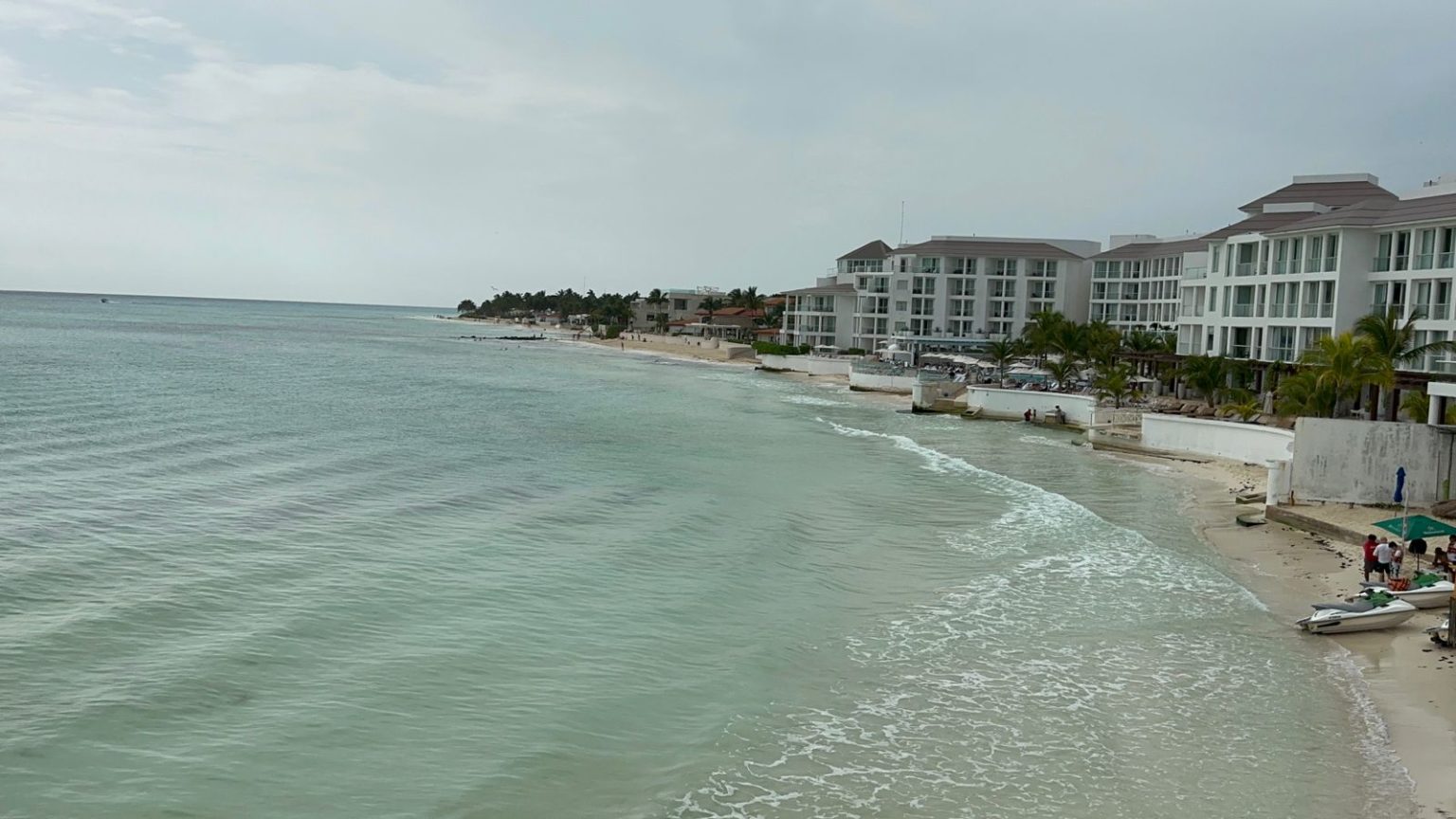 Erosión se vuelve a mostrar en costas del centro de Playa del Carmen