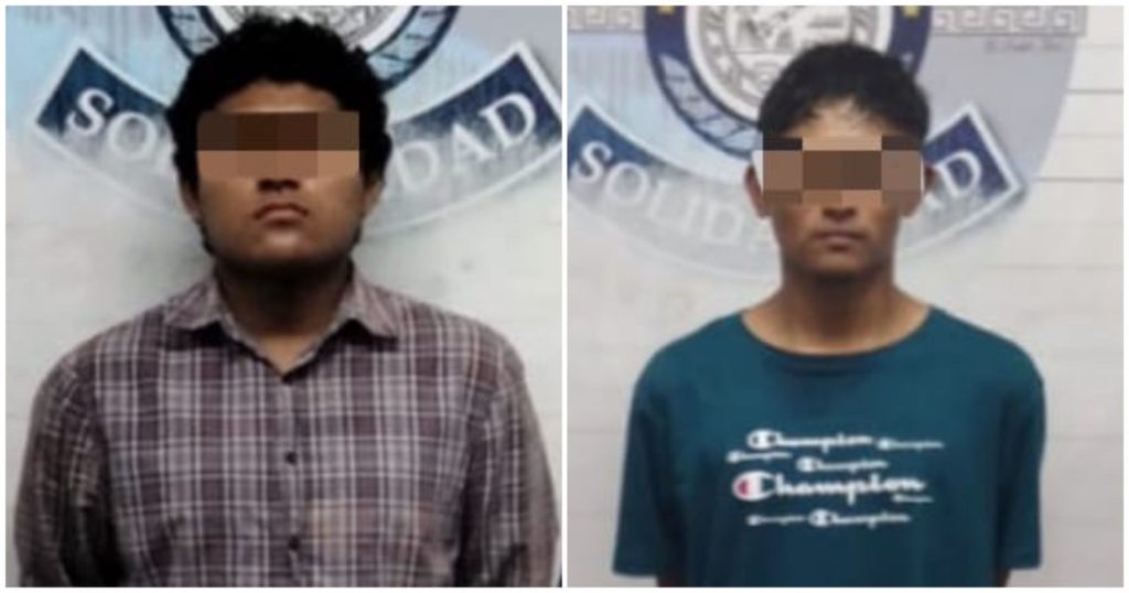 Arrestan a dos jóvenes de 18 y 19años, emprendedores de narcomenudeo en Playa del Carmen