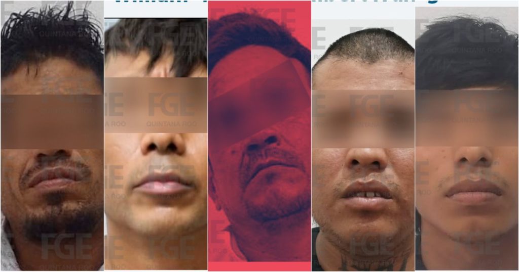 Capturan al jefe de sicarios y a cuatro de sus secuaces generadores de violencia en Tulum y Solidaridad