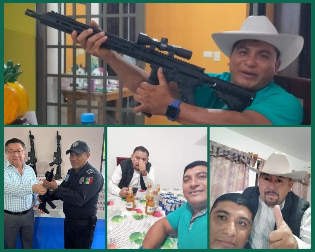 Acusan a autoridade de Tantoyuca de llevar armas de la policía a fiesta - tantoyuca-armas-policia-1024x819