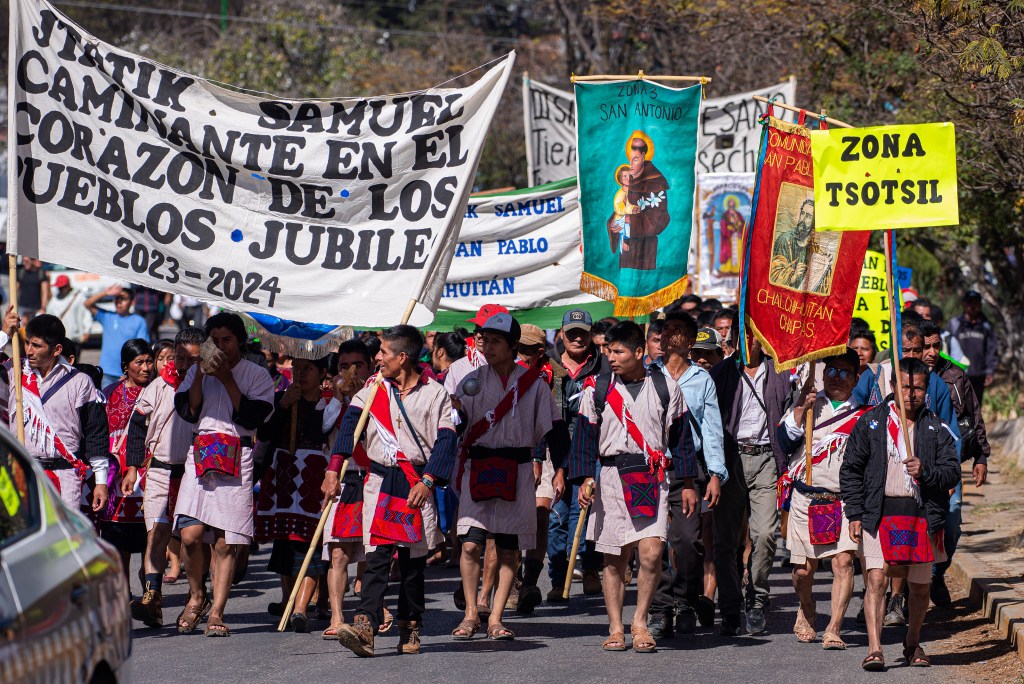 Indígenas exigen al presidente alto a violencia en Chiapas - protestas-en-chiapas2-1024x684