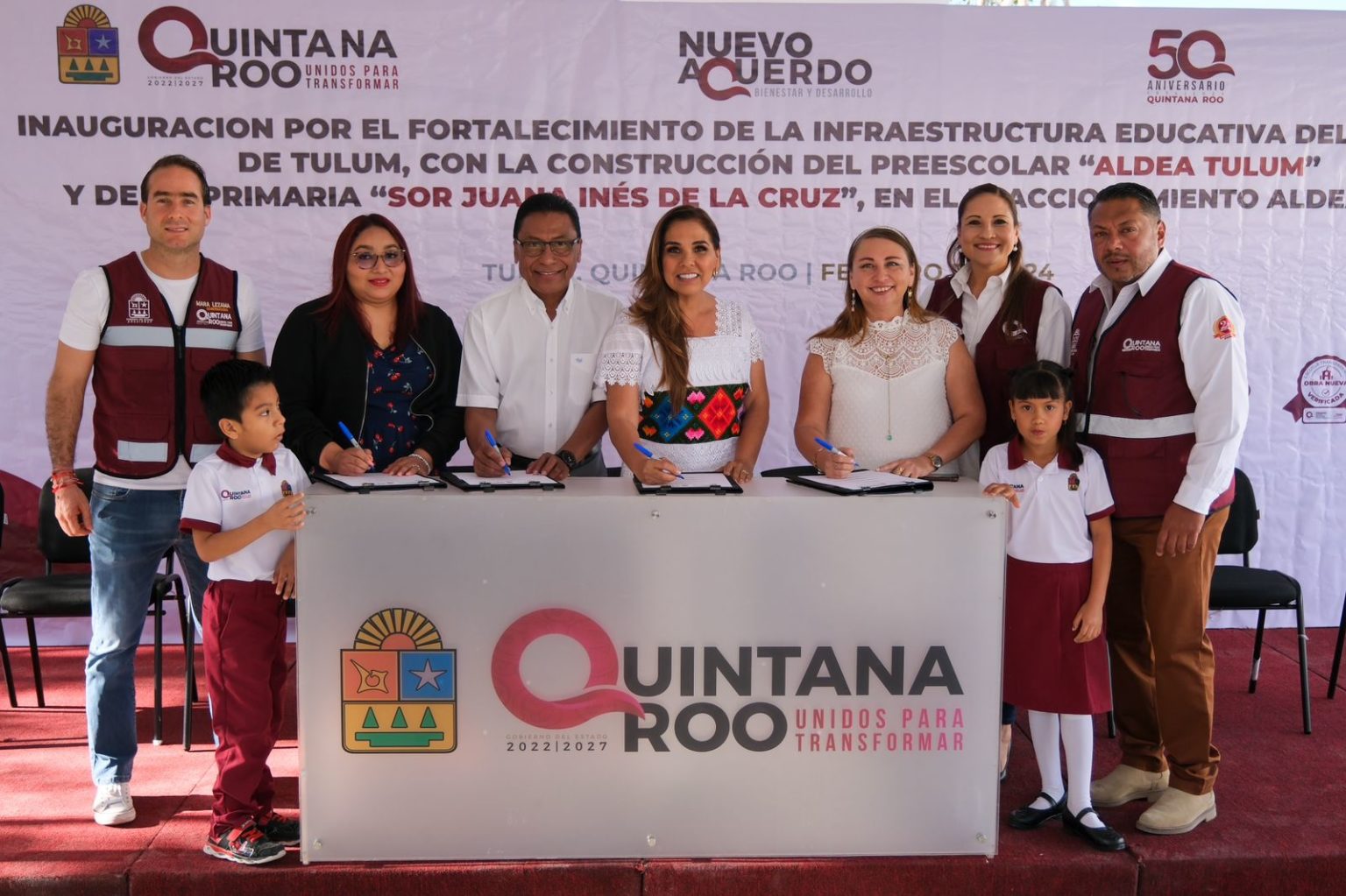 Con transparencia y calidad inaugura Mara Lezama preescolar y primaria con inversión de más de 30 mdp en Tulum