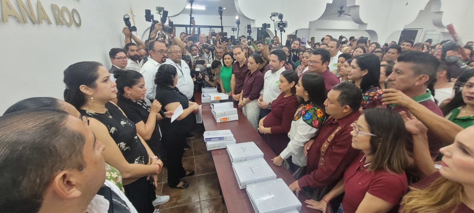 Así quedaron las candidaturas de Morena, PVEM, y PT en Quintana Roo