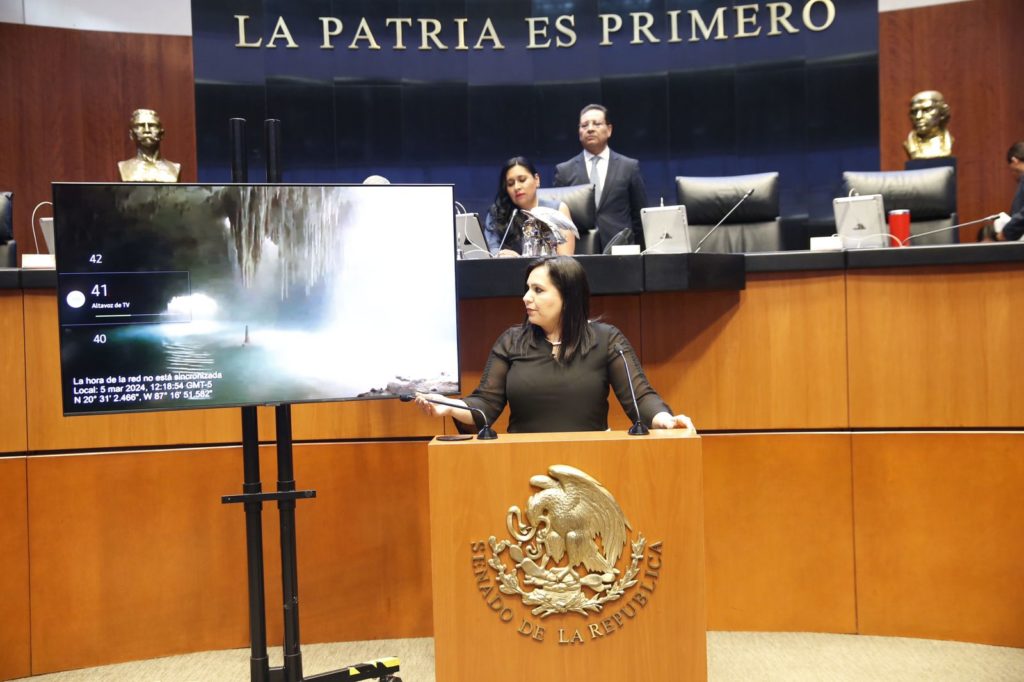 Llevan al Senado denuncias de ambientalistas sobre la destrucción del acuífero Maya por el tren