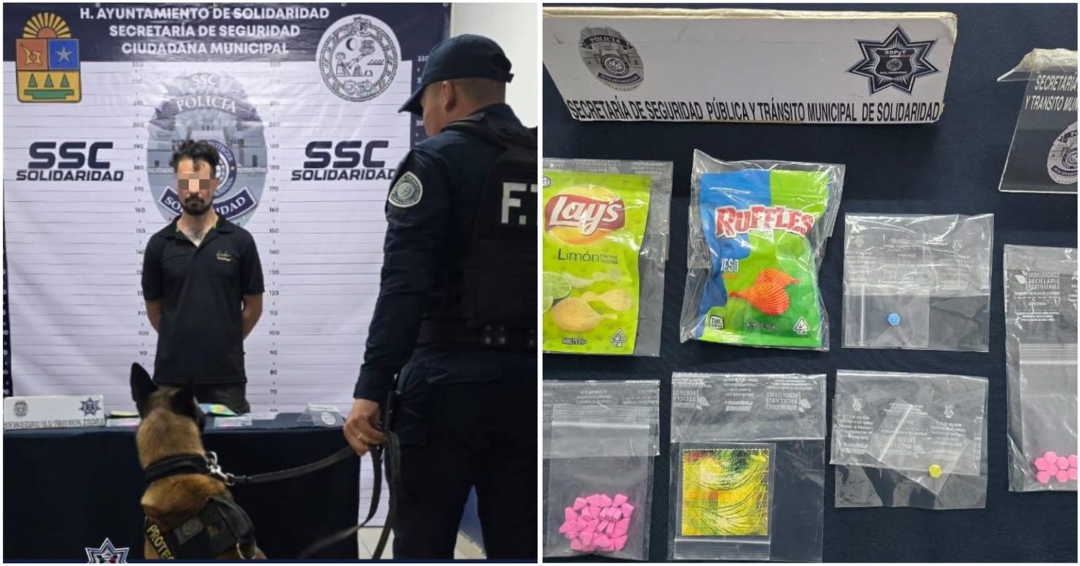Sorprenden a “chilanguillo” con diversas dosis de droga en el Centro