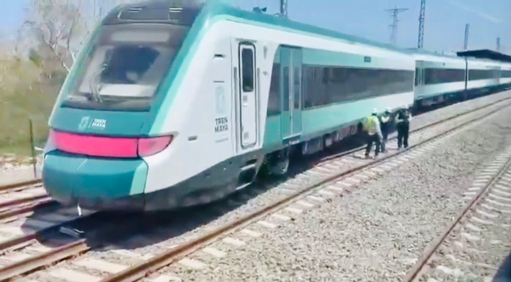 ¡MAAAA!: Se descarrila el Tren Maya en Yucatán, se dirigía a Cancún