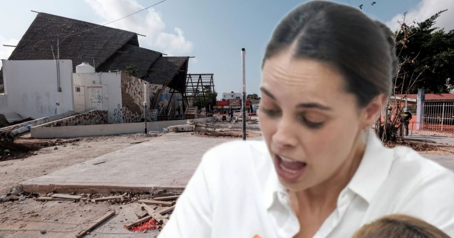 ENTREGAN OBRA A MEDIAS || Tras protestas Ana Paty abre parcialmente el parque de Las Palapas Cancún
