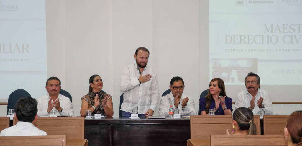 Poder Judicial recibe a la primera generación de profesionistas inscritos en la Maestría en Derecho Civil y Familiar