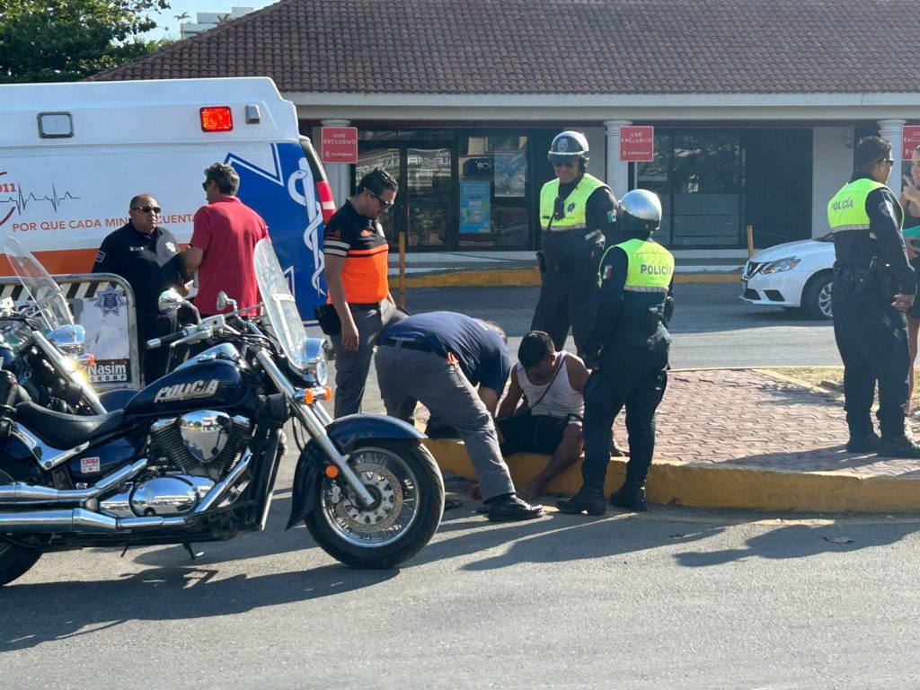 Detienen a conductor por atropellar a peatón alcoholizado