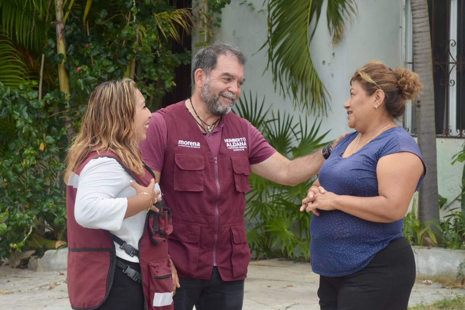 Resalta Humberto Aldana el apoyo masivo a MORENA en el Distrito 03