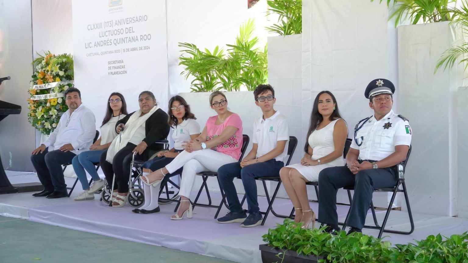 Conmemora Poder Judicial el aniversario luctuoso de Andrés Quintana Roo