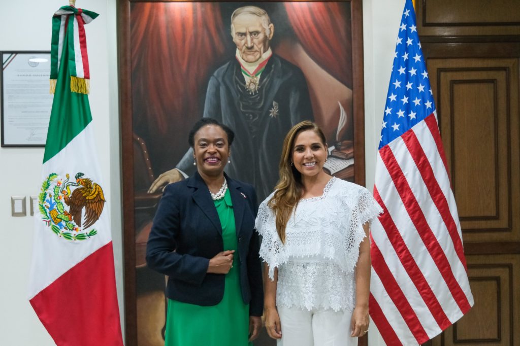 Agradece la Gobernadora de Quintana Roo trabajo a Cónsul General de Estados Unidos