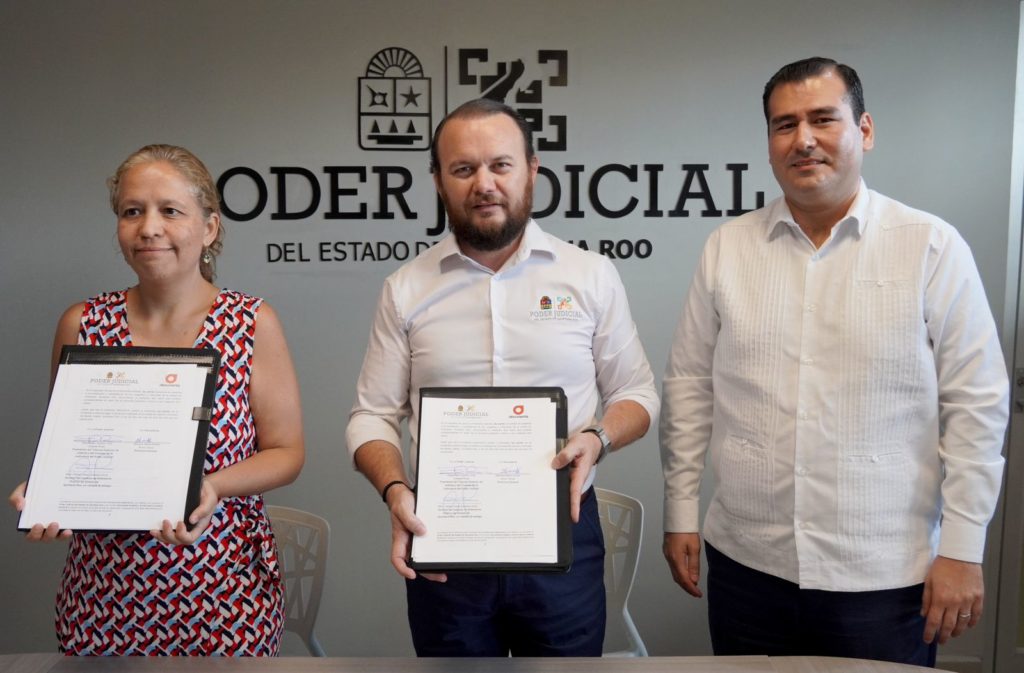 Firman Convenio Poder Judicial de Quintana Roo y Documenta A.C. para la Promoción de los Derechos Humanos
