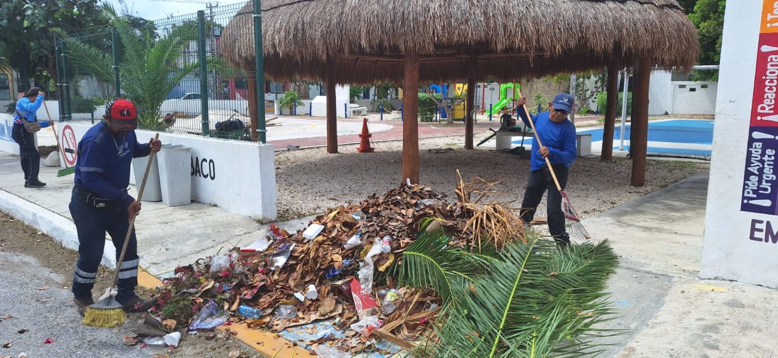 Invitan hacer reportes para limpieza de parques y jardines