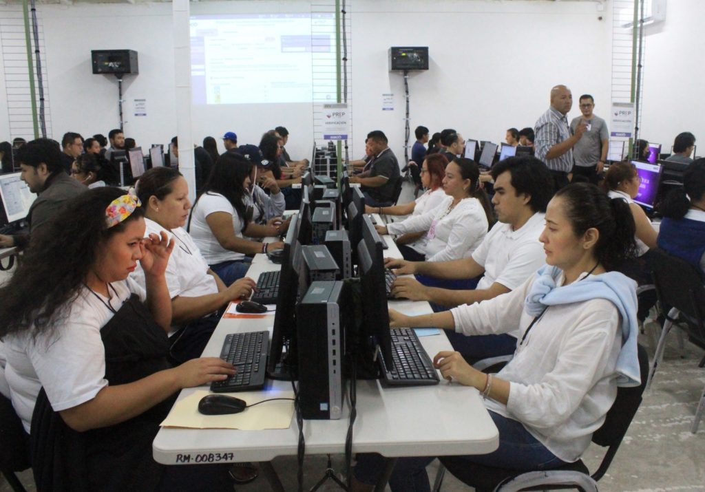 El IEQROO realizó el tercer y último simulacro oficial del PREP