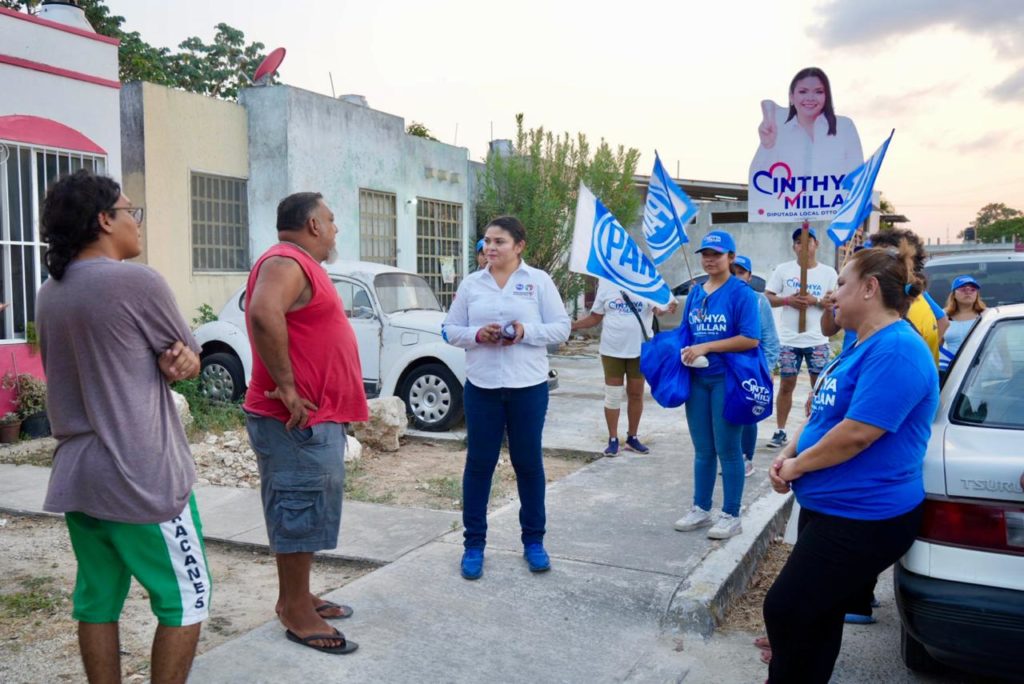 Invita Cinthya Millán a la ciudadanía a decidir su futuro votando este 2 de junio
