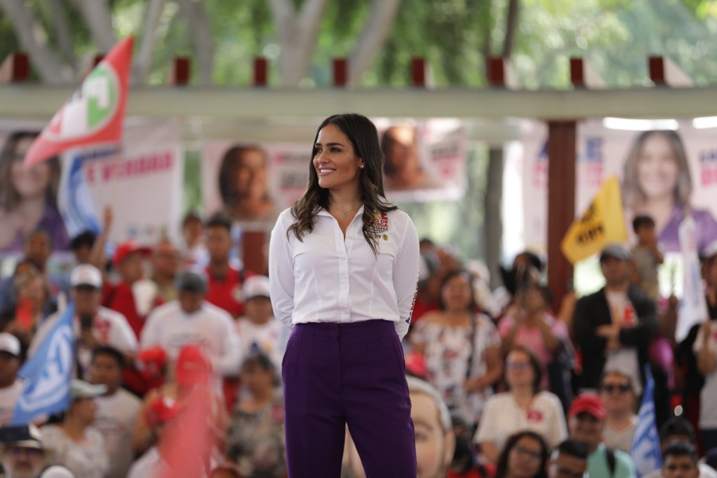 Alessandra Rojo de la Vega candidata de oposición a la alcaldía Cuauhtémoc. Foto de Redes Sociales