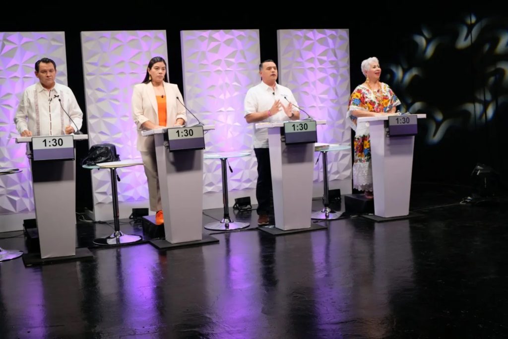 Señalamientos marcan el debate por la gubernatura de Yucatán