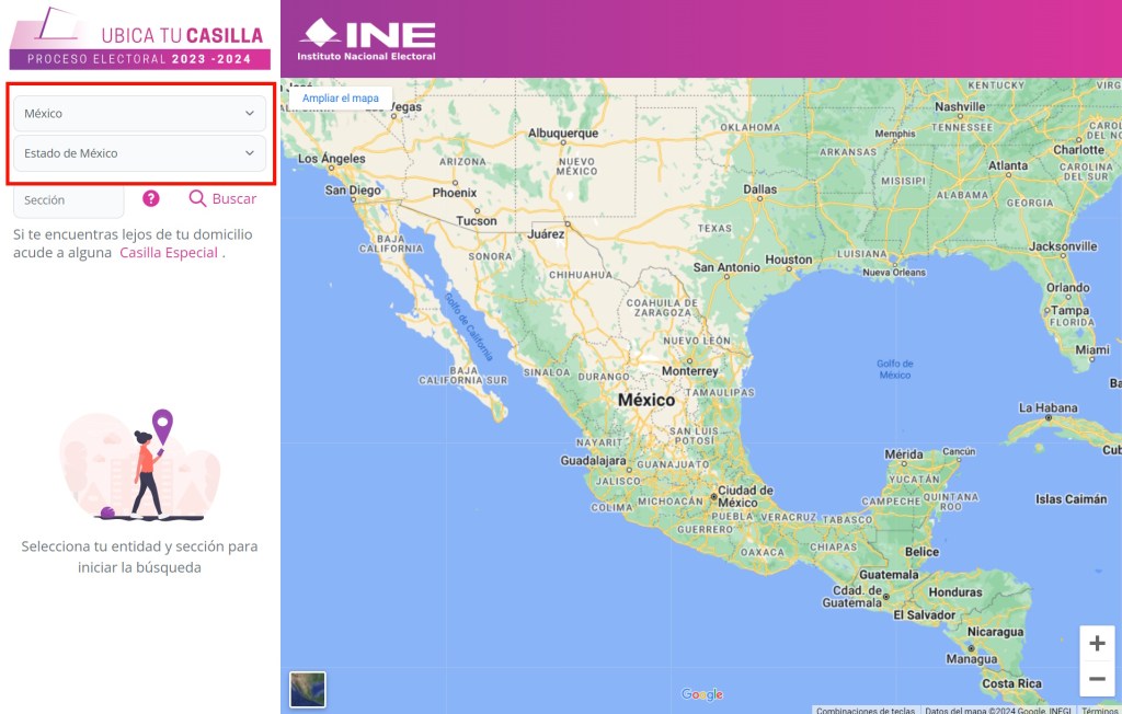 ¿Dónde votar? El INE presenta la plataforma 'Ubica tu Casilla 2024' - donde-votar-ine-1-1024x652