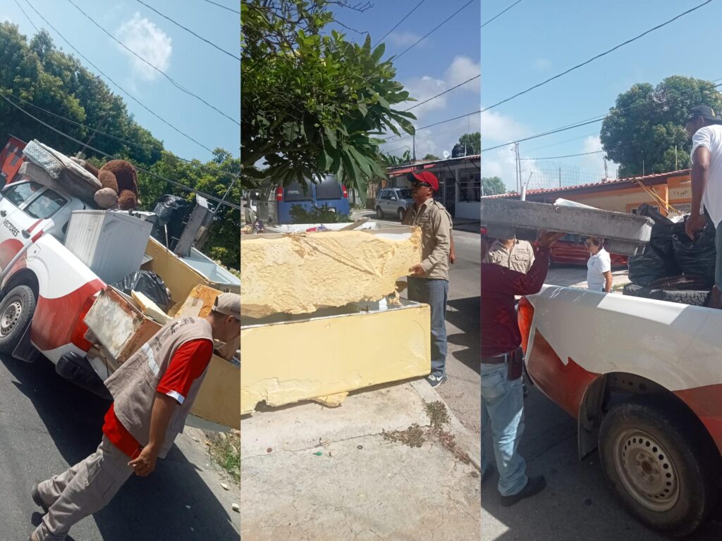 Recolectan más de 5 toneladas en jornada de descacharrización en Chetumal