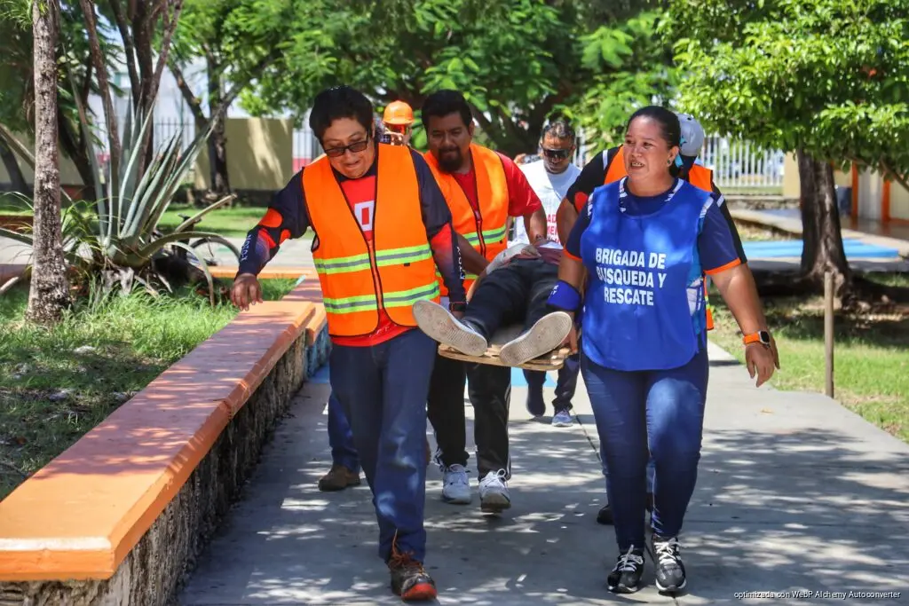 Ayuntamiento de Othón P. Blanco se suma al Simulacro Nacional 2024