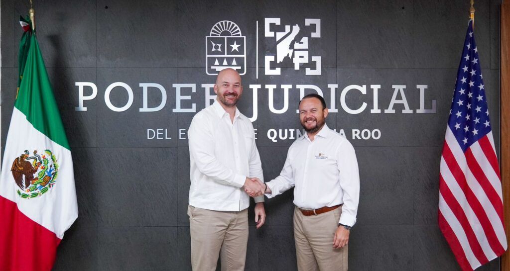 Se reúne Magistrado Presidente del Poder Judicial de Quintana Roo y Cónsul General de Estados Unidos