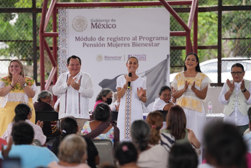 Sheinbaum firma convenio con Yucatán para dar pensión universal a personas con discapacidad - sheinbaum-firma-convenio-con-yucatan-para-dar-pension-universal-a-personas-con-discapacidad-3-1024x683