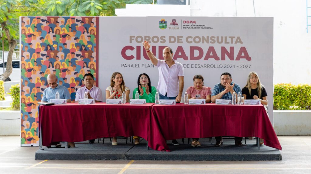 Convoca Diego Castañón a participar en la construcción del Plan de Desarrollo Municipal de Tulum