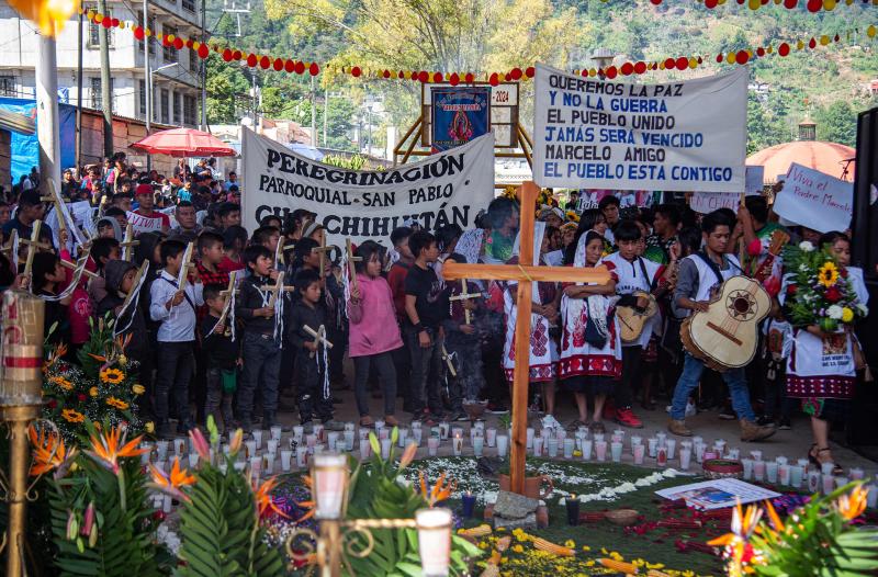 Peregrinación indígena exige paz y justicia en Chiapas - marcha-contra-la-violencia-y-la-impunidad-en-chiapas-1024x673