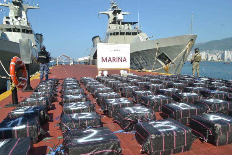 Semar aseguramiento 3 mil 600 kilos cocaína Acapulco 3